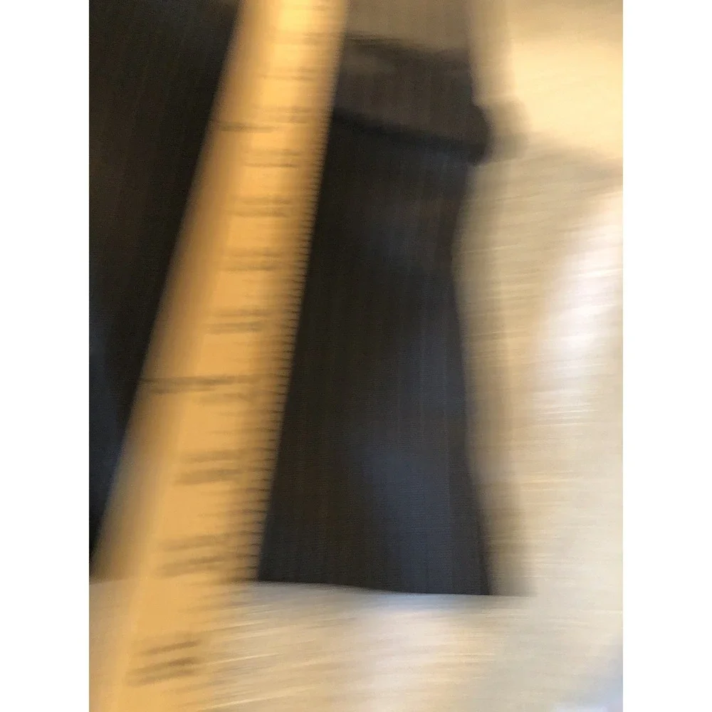 Burberry Blazer 40R Black Pinstripe 100% Wool Career Classic‎ Kensington FLAW